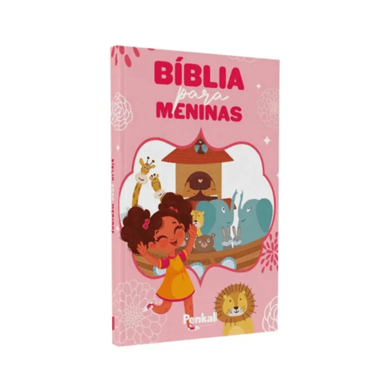 Bíblia Infantil para Meninas: + 200 Ilustrações | Rosa