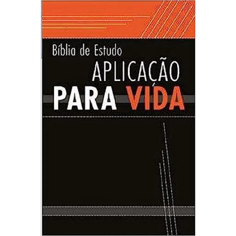 Bíblia De Estudo Aplicação Para Vida - Preta