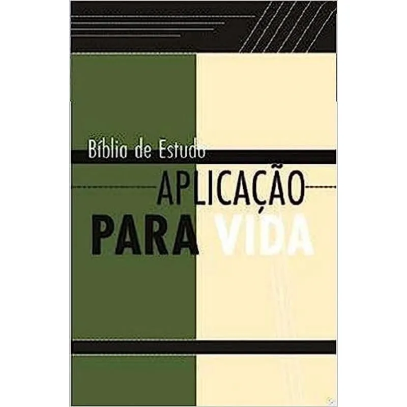Bíblia De Estudo Aplicação Para Vida - Verde