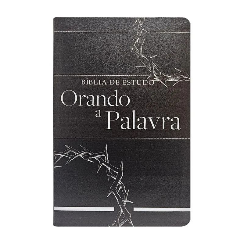 Bíblia de estudo temática orando a palavra arc - capa 02