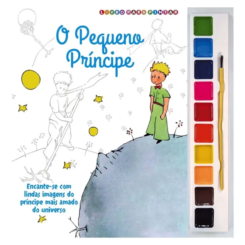 O Pequeno Príncipe Livro para Pintar com Aquarela
