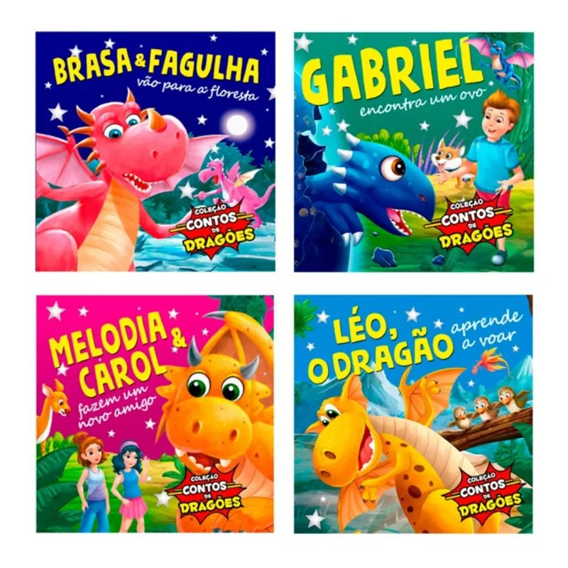 COLEÇÃO CONTOS DE DRAGÕES - KIT COM 4 LIVROS