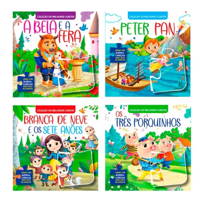 COLEÇÃO OS MELHORES CONTOS - KIT COM 4 LIVROS