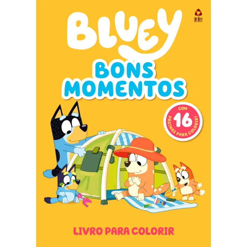 Bluey Bons Momentos Livro para Colorir