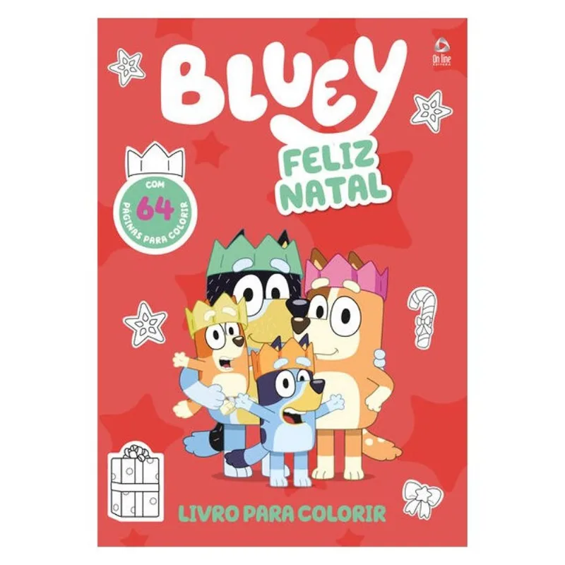 BLUEY FELIZ NATAL - LIVRO PARA COLORIR