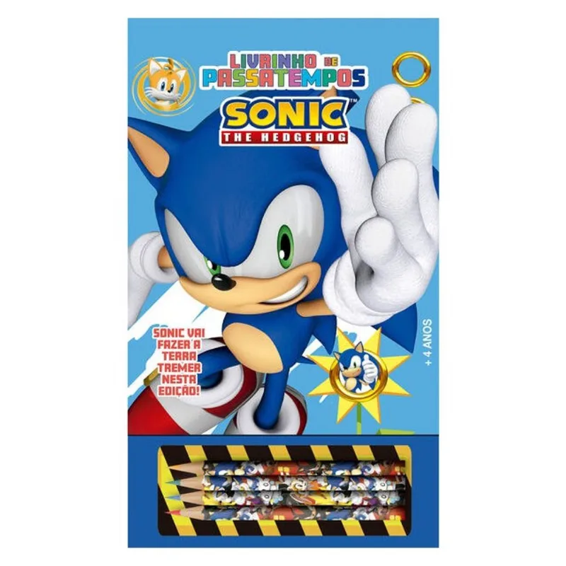 SONIC LIVRINHO DE PASSATEMPOS