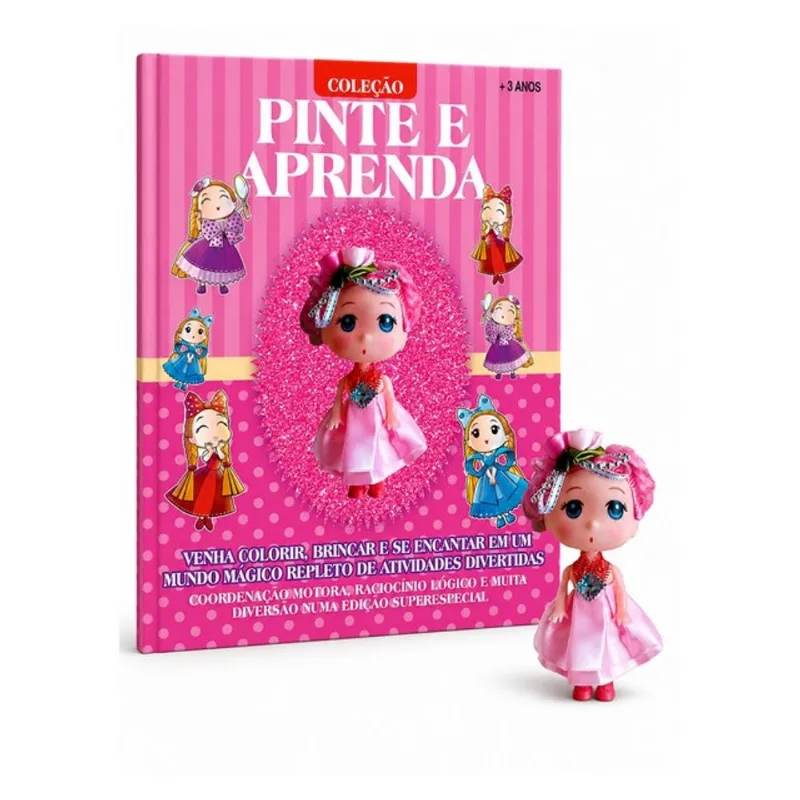 COLEÇÃO PINTE E APRENDA BONEQUINHAS - SWEET