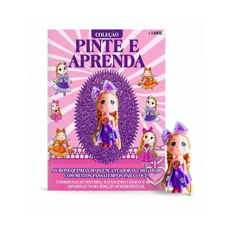 COLEÇÃO PINTE E APRENDA BONEQUINHAS - CUTE BABYS