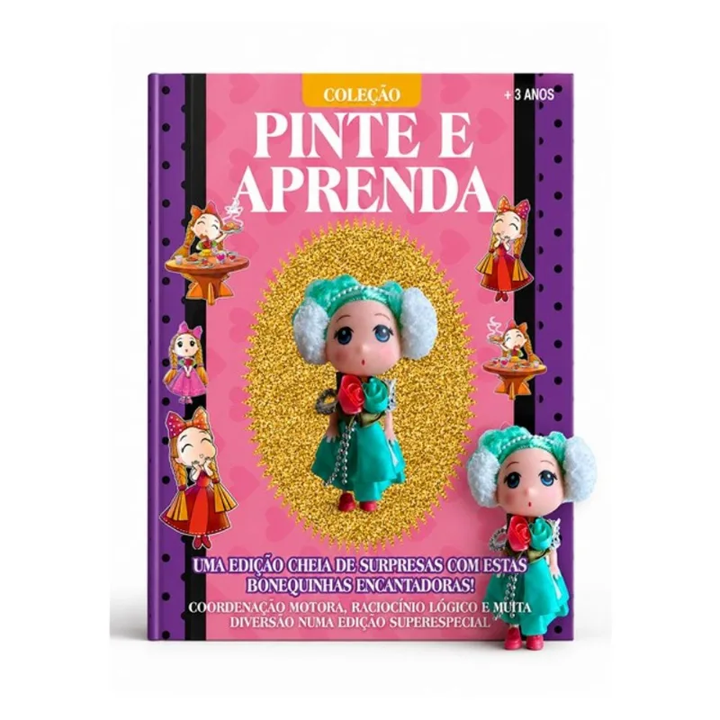 COLEÇÃO PINTE E APRENDA BONEQUINHAS - SWEET