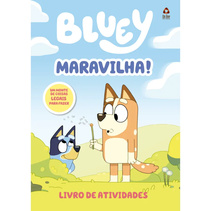 Bluey Livro de Atividades Maravilha