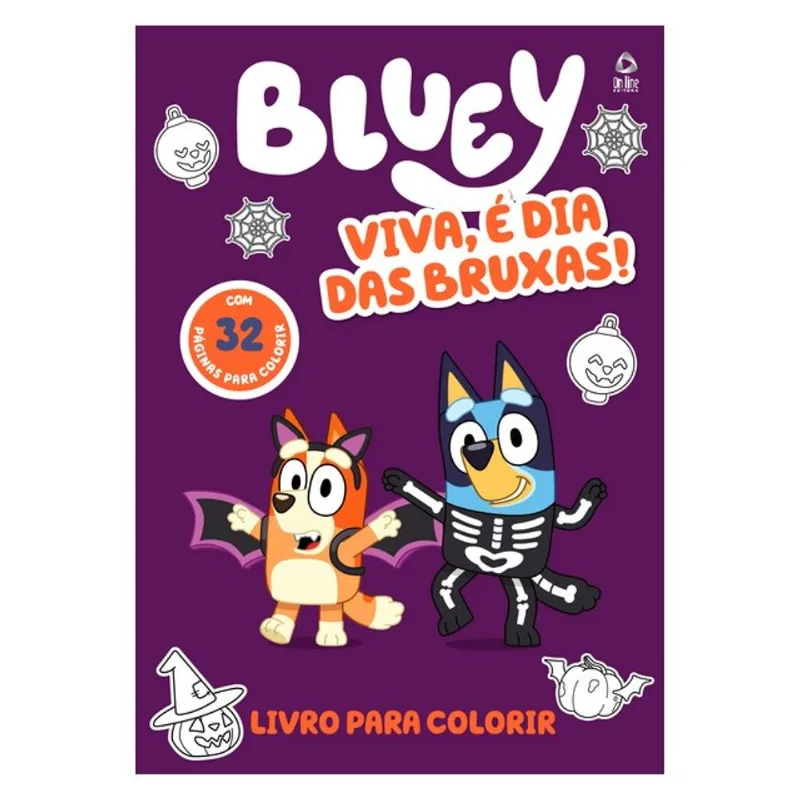 BLUEY EBA, É DIA DAS BRUXAS! LIVRO PARA COLORIR
