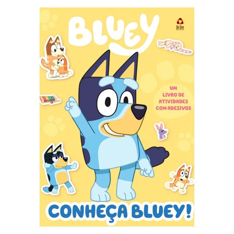 BLUEY LIVRO DE ATIVIDADES COM ADESIVOS - CONHEÇA BLUEY!