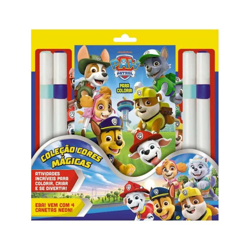 COLEÇÃO CORES MÁGICAS - PATRULHA CANINA