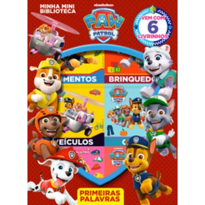Patrulha Canina Minha Mini Biblioteca - Primeiras Palavras