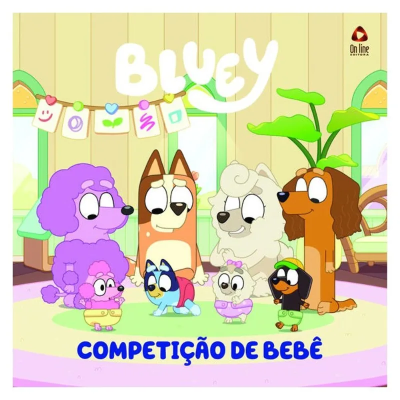 BLUEY LIVRO DE HISTÓRIA - COMPETIÇÃO DE BEBÊ