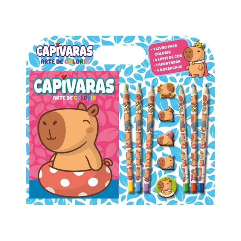 CAPIVARAS ARTE DE COLORIR