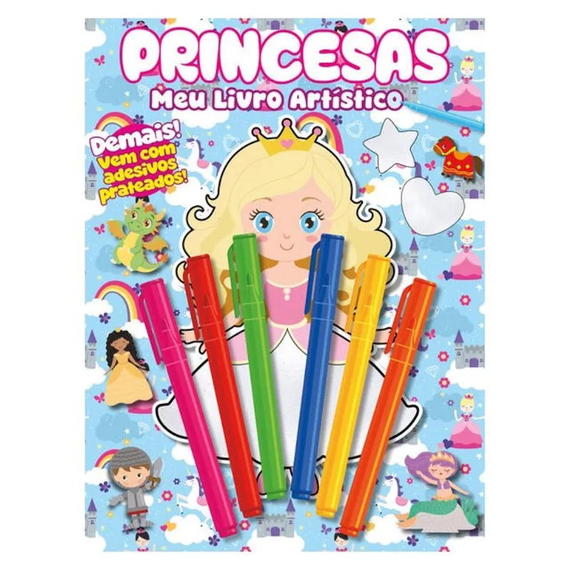 PRINCESAS MEU LIVRO ARTÍSTICO