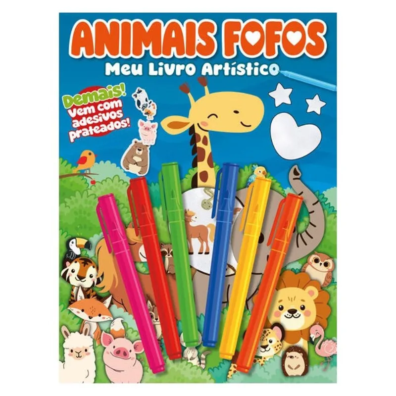 ANIMAIS FOFOS MEU LIVRO ARTÍSTICO