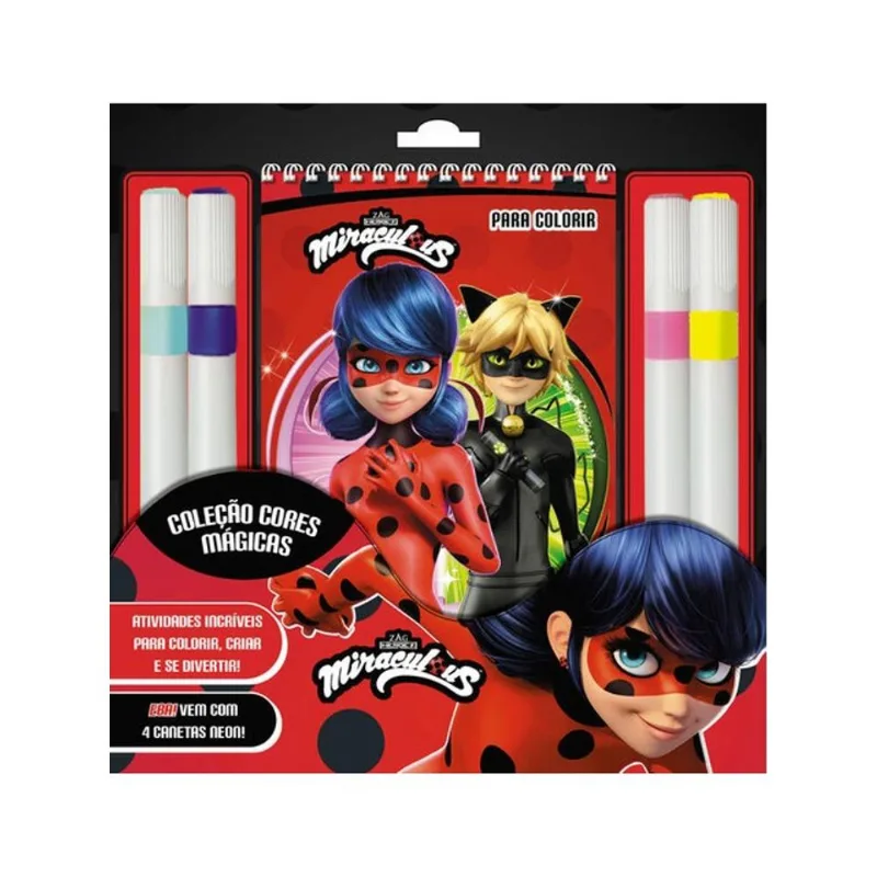MIRACULOUS LADYBUG COLEÇÃO CORES MÁGICAS