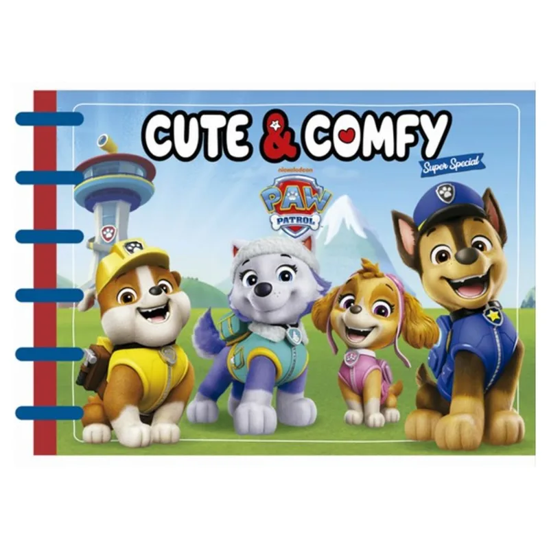 PATRULHA CANINA CUTE & COMFY SUPER SPECIAL - LIVRO DE COLORIR INFANTIL - ENCADERNAÇÃO EM DISCO