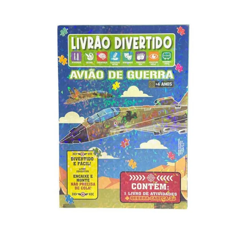 QUEBRA CABEÇA LIVRÃO DIVERTIDO