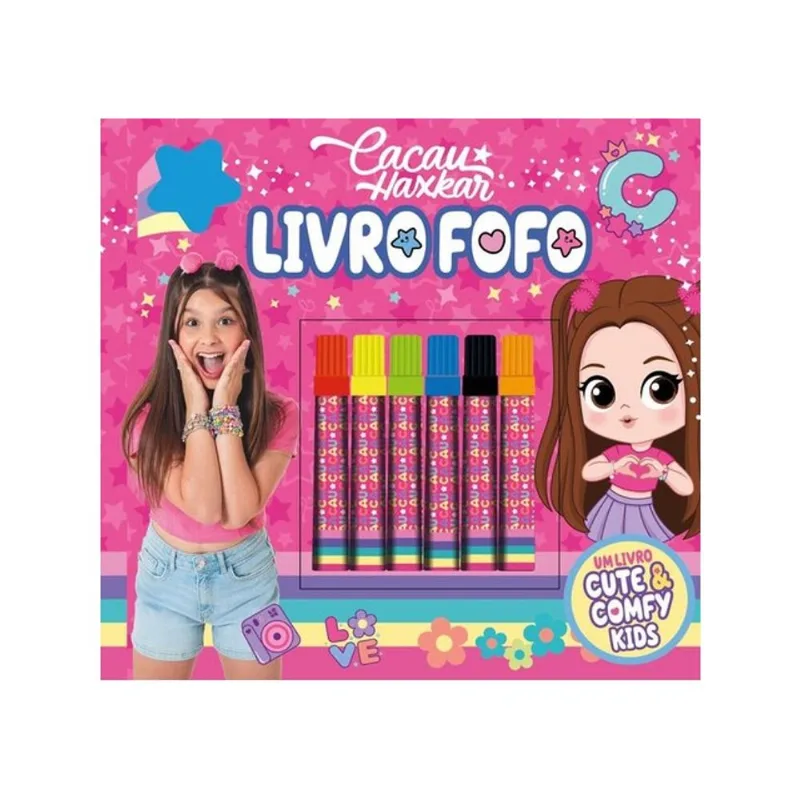 CACAU HAXKAR - CUTE & COMFY KIDS - LIVRO FOFO