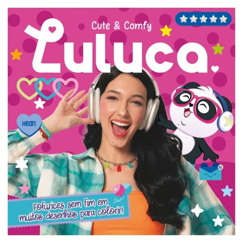 LULUCA CUTE & COMFY - LIVRO DE COLORIR PARA CRIANÇAS