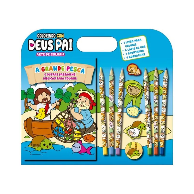 COLORINDO COM DEUS PAI ARTE DE COLORIR