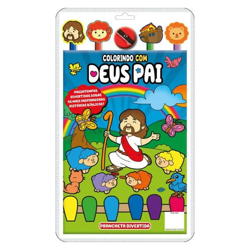 COLORINDO COM DEUS PAI PRANCHETA DIVERTIDA