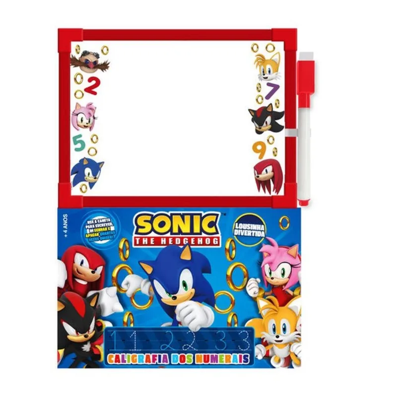 SONIC LOUSINHA DIVERTIDA - CALIGRAFIA DOS NUMERAIS