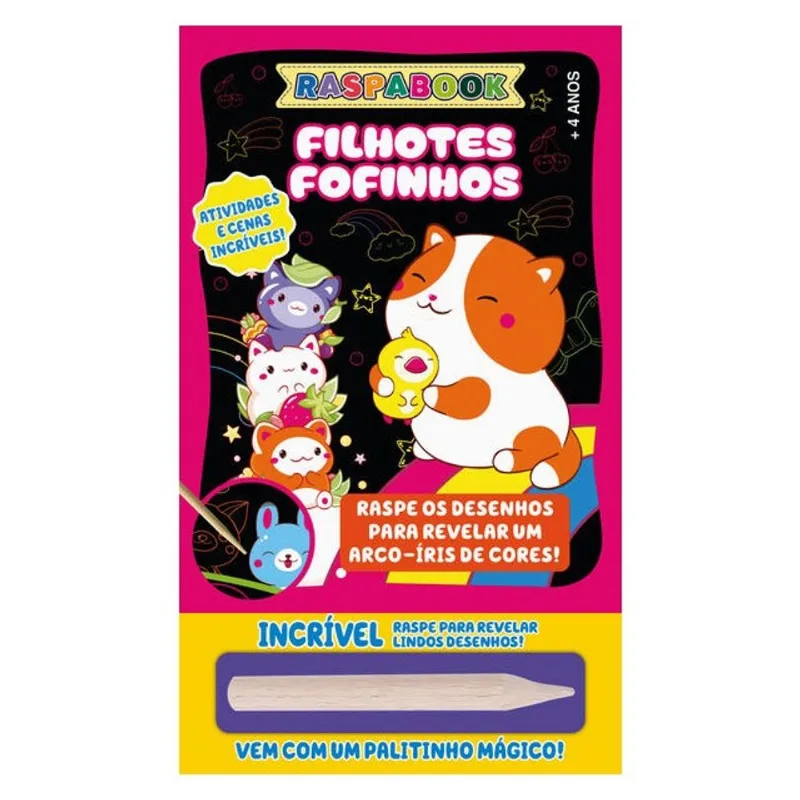 RASPABOOK FILHOTES FOFINHOS