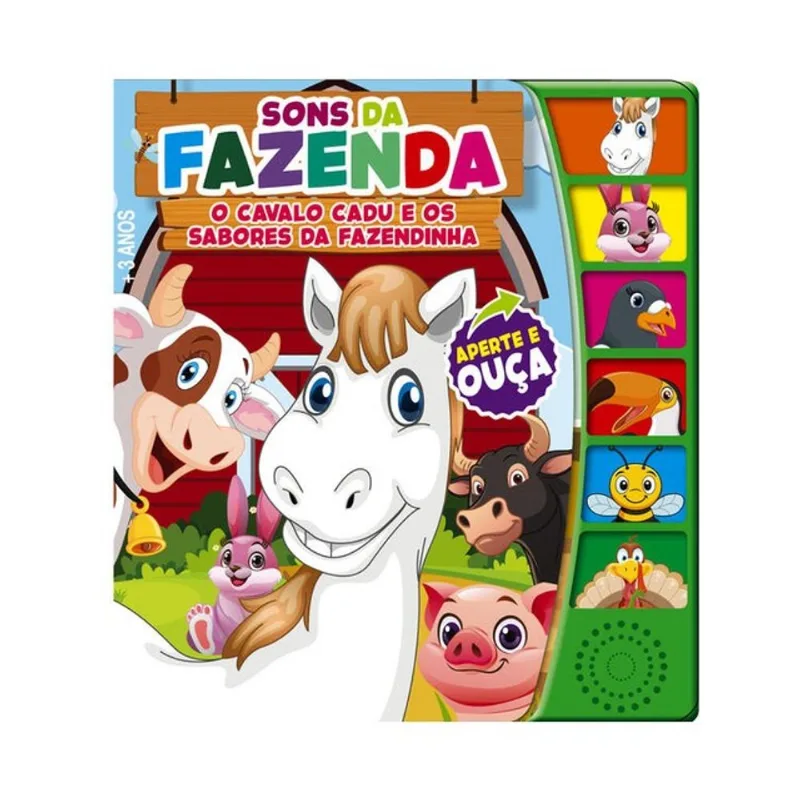 SONS DA FAZENDA DIVERTIDA - O CAVALO CADU - LIVRO SONORO