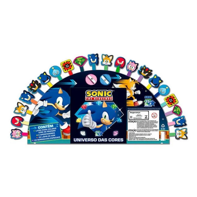 SONIC COLEÇÃO UNIVERSO DAS CORES