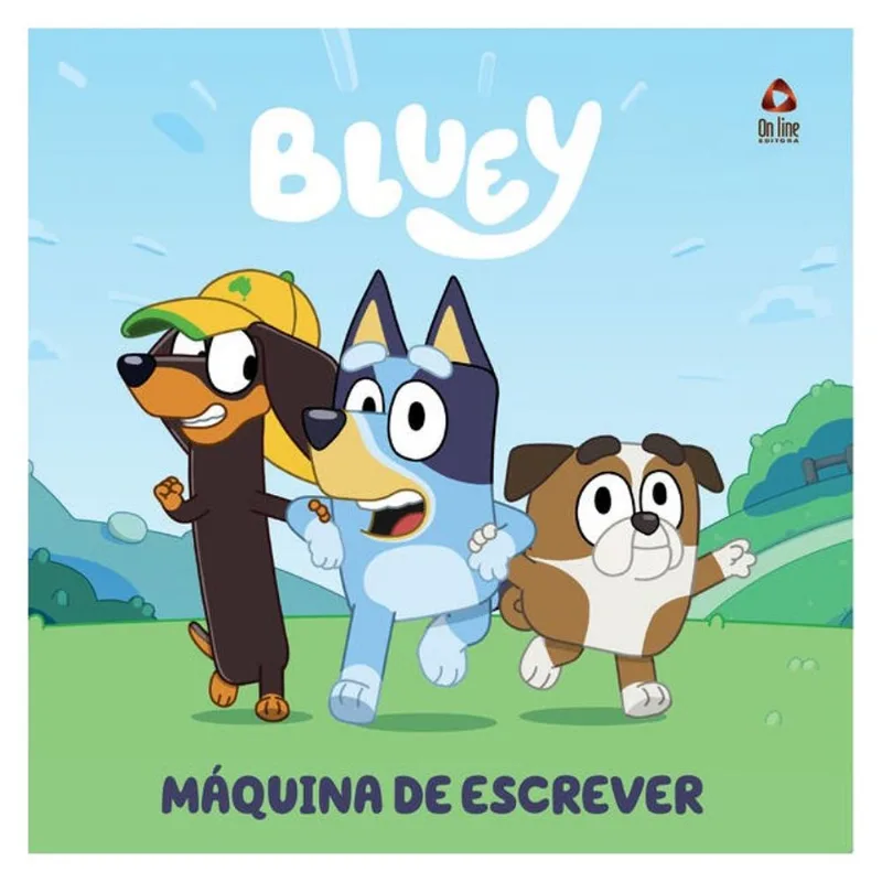 BLUEY LIVRO DE HISTÓRIA - MÁQUINA DE ESCREVER
