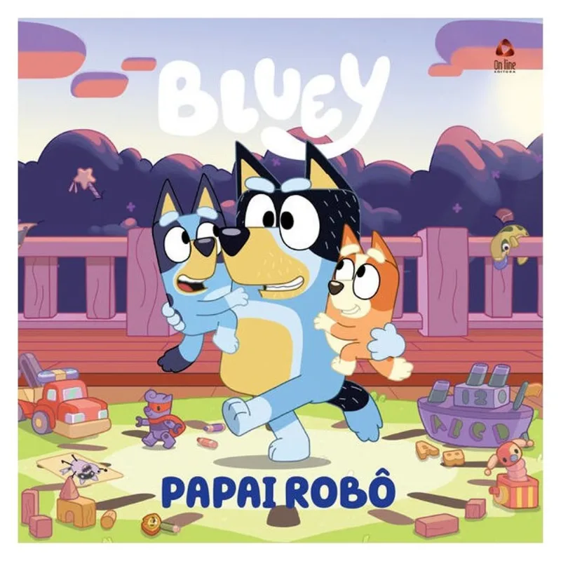 BLUEY LIVRO DE HISTÓRIA - PAPAI ROBÔ