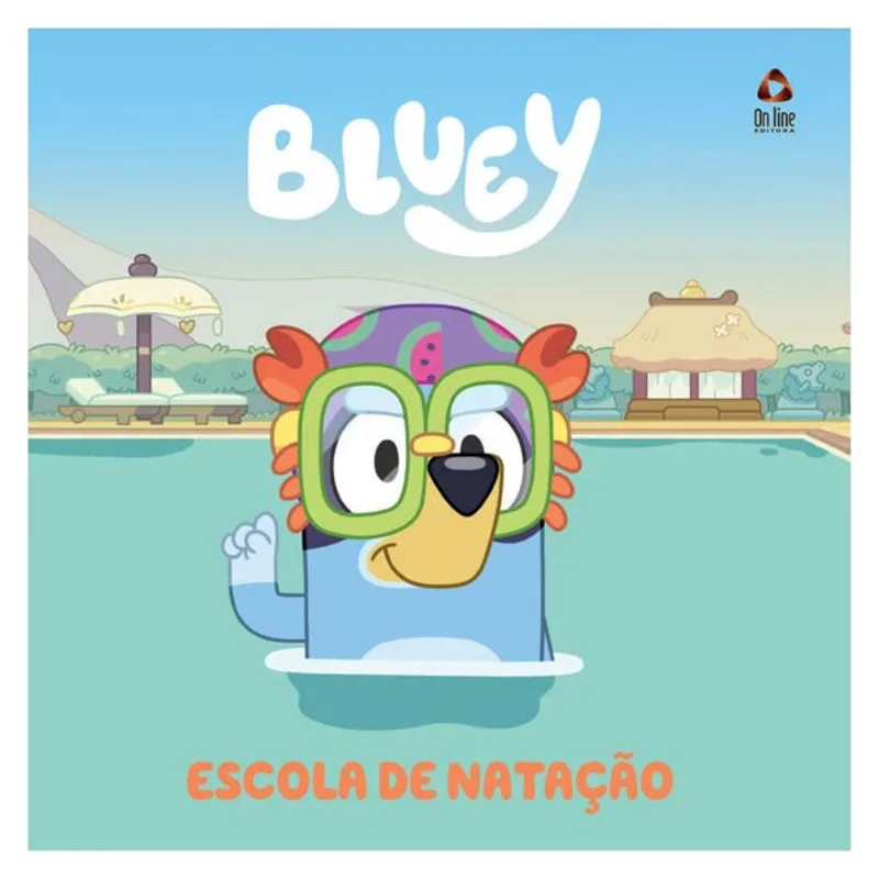 BLUEY LIVRO DE HISTÓRIA - ESCOLA DE NATAÇÃO