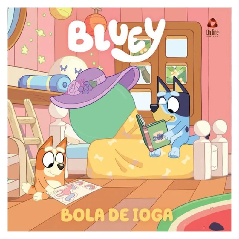 BLUEY LIVRO DE HISTÓRIA - BOLA DE IOGA