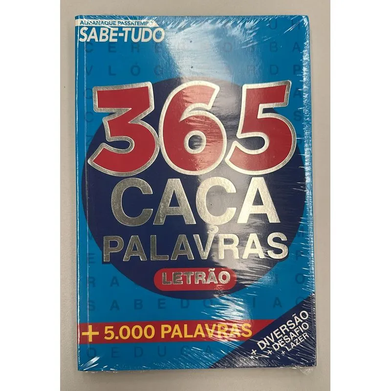 LIVRO COLEÇAO 365 - CAÇA- PALAVRAS 01