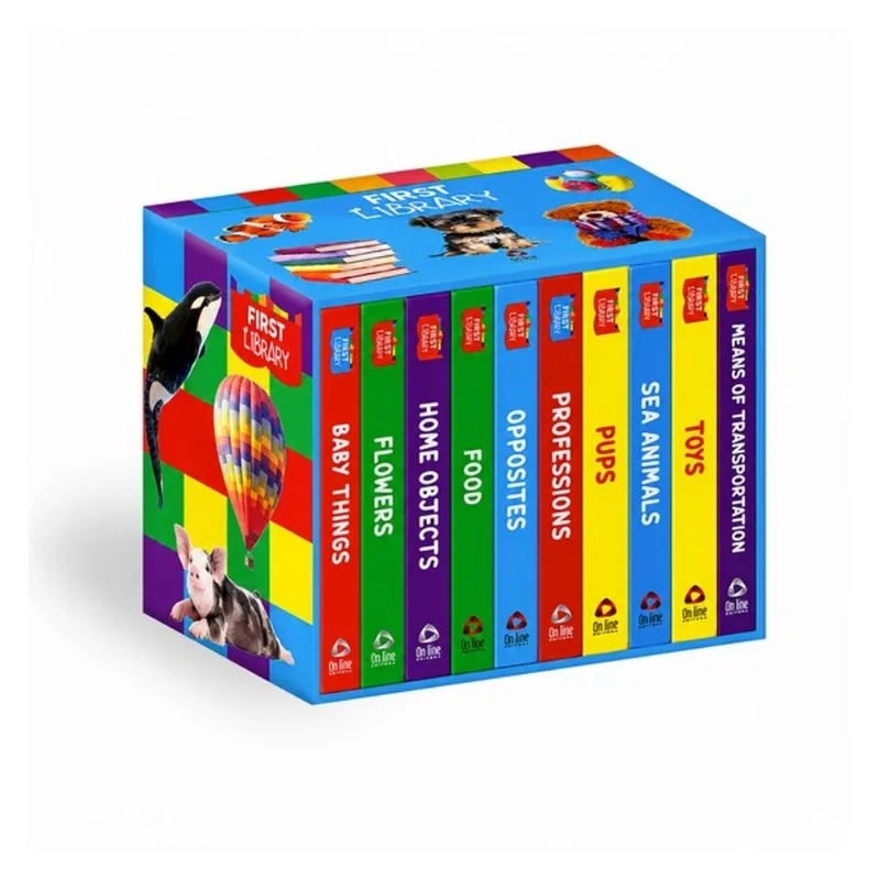 MY FIRST LIBRARY VOL. 2 - 10 LITTLE BOOKS | BOX COM 10 LIVRINHOS EM INGLÊS