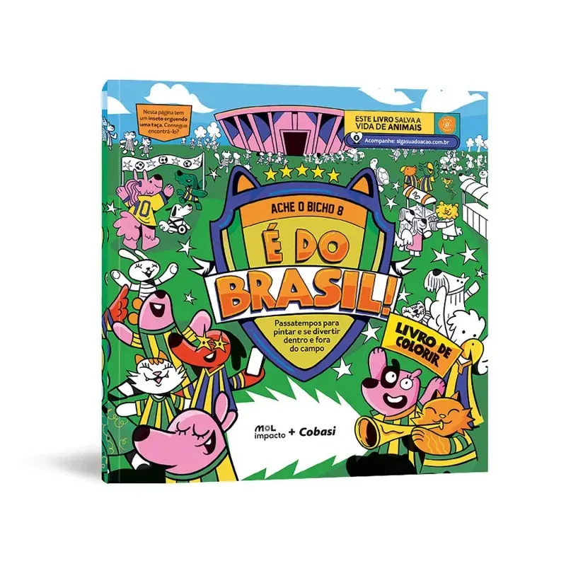 Livro Ache o Bicho 8 - É do Brasil Único
