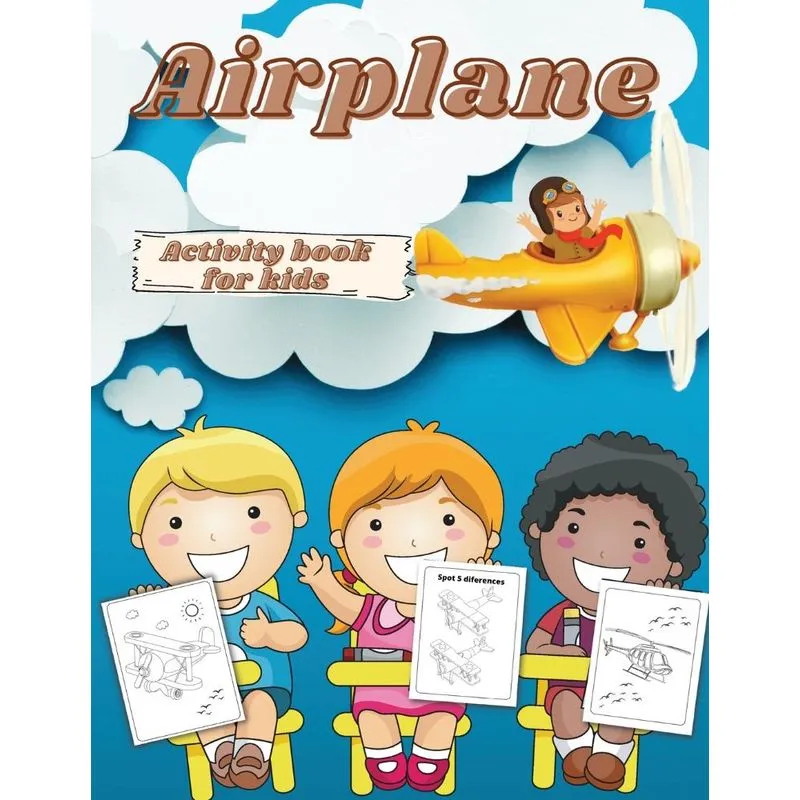 Airplane Activity Book for Kids