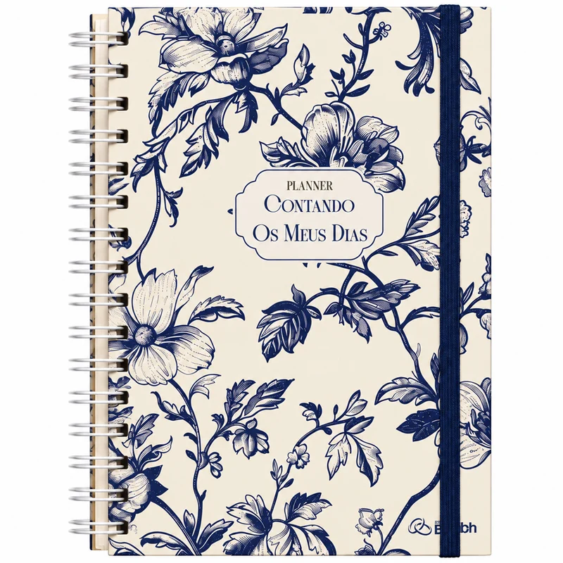 Planner Contando os Meus Dias | Capa Floral Clássica