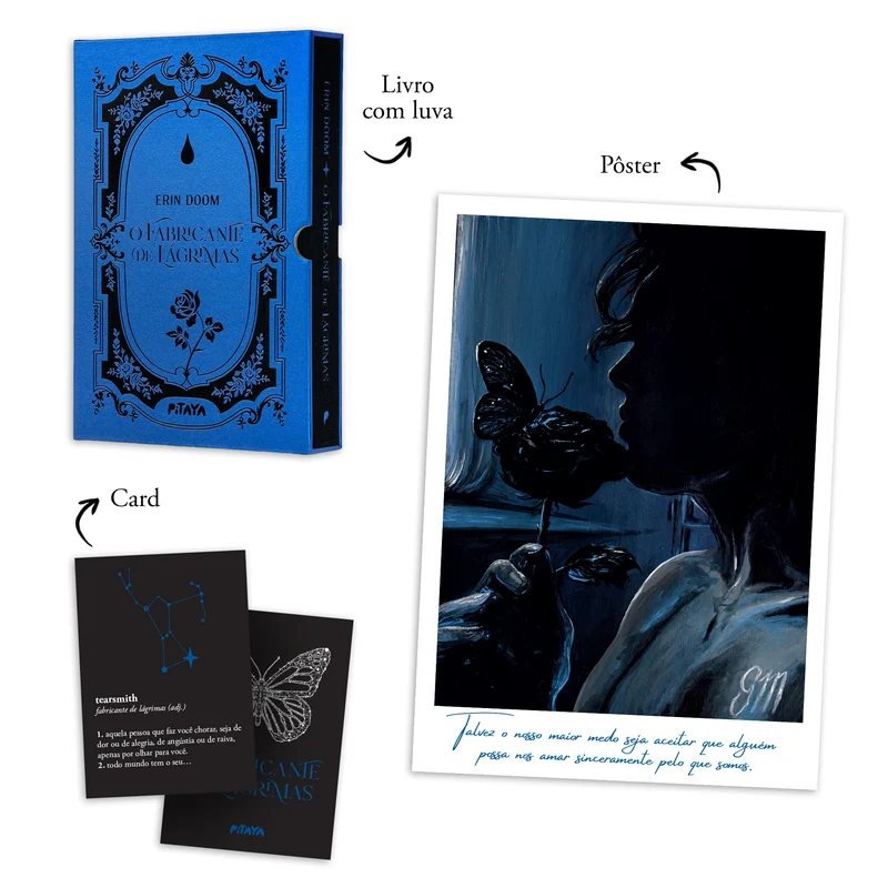 O fabricante de lágrimas – Edição limitada de luxo + Pôster + Card Capa dura