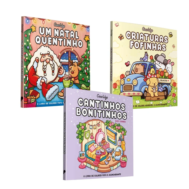 Coleção Coco Wyo: Um Natal quentinho + Criaturas Fofinhas + Cantinhos bonitinhos Brochura