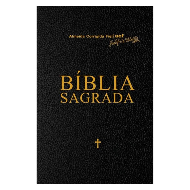 BÍBLIA SAGRADA ALMEIDA CORRIGIDA FIEL - DOURADA