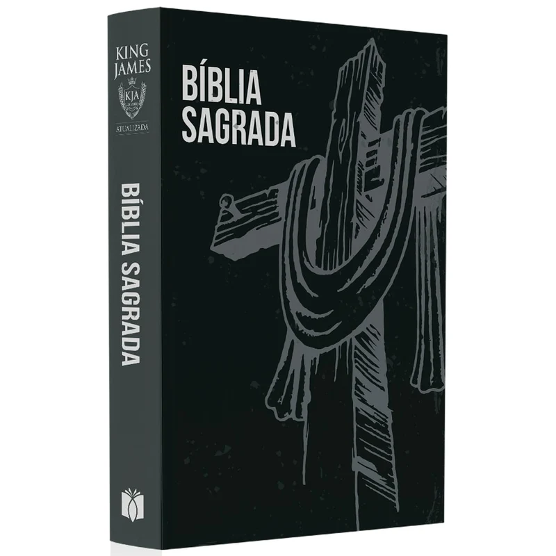 Bíblia Sagrada Cruz e Manto | KJA | Letra Maior | Capa Dura