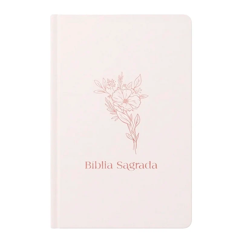 Bíblia Sagrada Flor | NVI | Letra Normal | Capa Dura