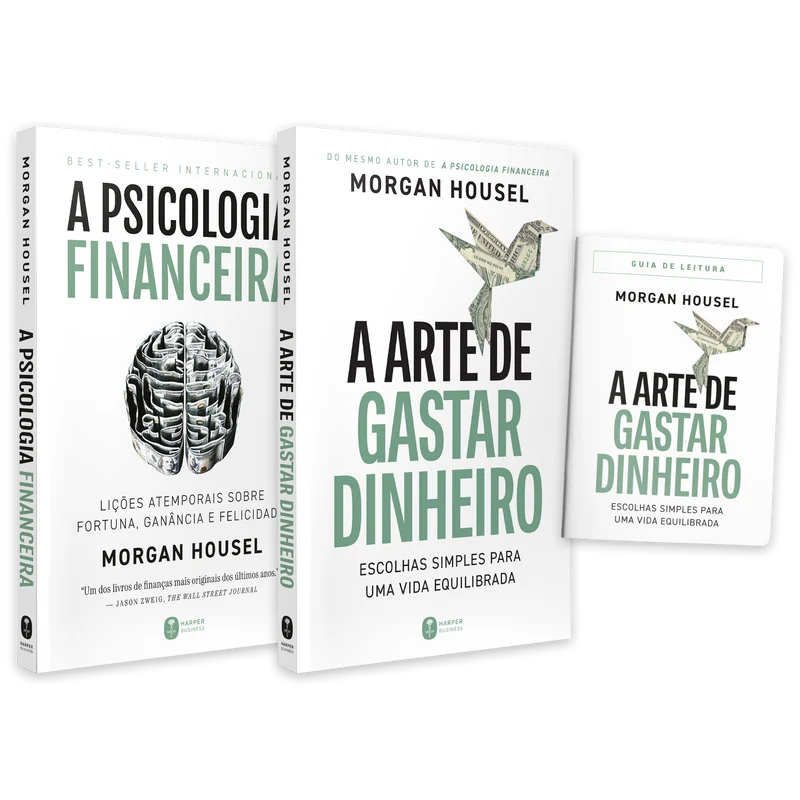 Kit Morgan Housel + Guia de leitura interativo Brochura