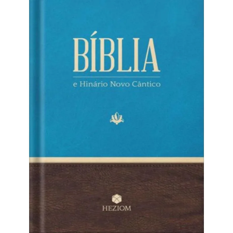 BÍBLIA E HINÁRIO NOVO CÂNTICO - AZUL (ARA)