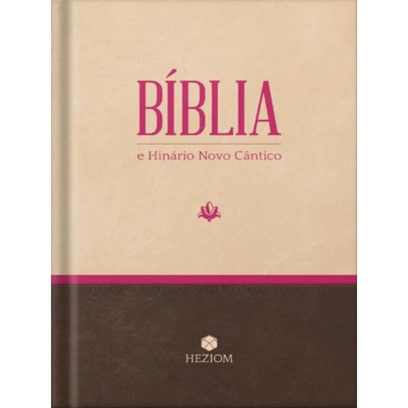 BÍBLIA E HINÁRIO NOVO CÂNTICO - ROSA (ARA)